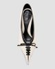 McQueen Women's Koko 110MM Leather Wedge Pumps - 5