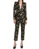 McQueen Women's Lacquered Sunflower Cigarette Crop Trousers - 2