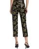 McQueen Women's Lacquered Sunflower Cigarette Crop Trousers - 5