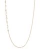 McQueen Women's "McQueen" Goldtone & Glass Crystal Logo Chain Necklace - 5