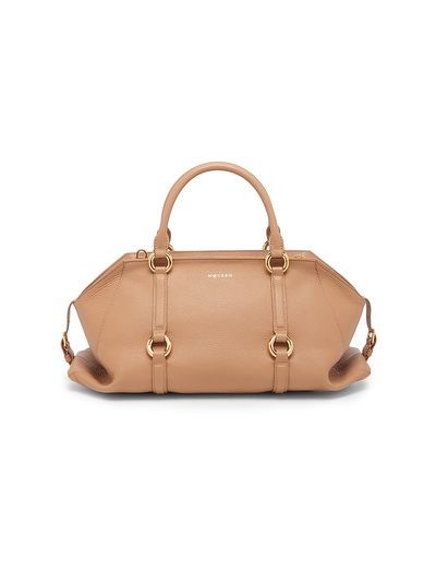 McQueen Women's Medium Farringdon Leather Top Handle Bag