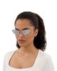 McQueen Women's Metal T-Bar 56MM Cat-Eye Sunglasses - 2