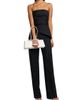 McQueen Women's Pinstriped Wool-Mohair Sculpted Top - 2