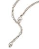 McQueen Women's Silvertone & Glass Crystal "McQueen" Logo Necklace - 3