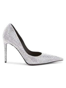 McQueen Women's Skull 105MM Rhinestone Pumps