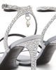 McQueen Women's Skull 90MM Embellished Strappy Sandals - 6