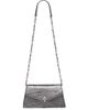 McQueen Women's Skull Mini Crocodile-Embossed Metallic Leather Shoulder Bag - 7