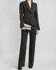 McQueen Women's Speckled Wool Slim-Straight Trousers - 2