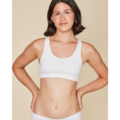 Meadow Meadow Glide Cotton Racerback Bralette