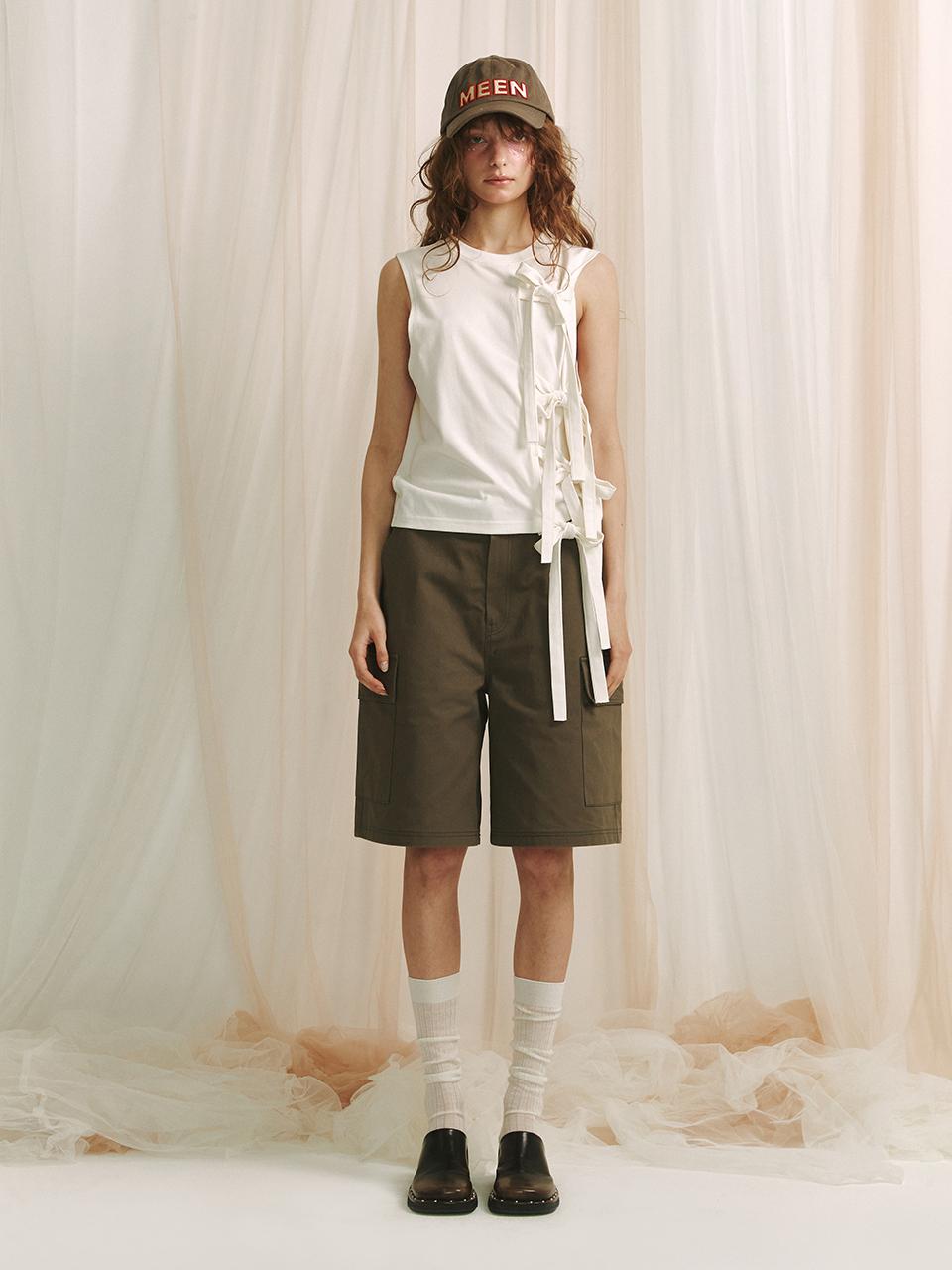 MEENDERI Big Pocket Shorts - Brown