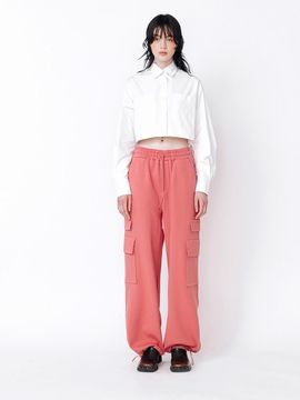 MEENDERI CARGO JOGGER PANTS - PINK
