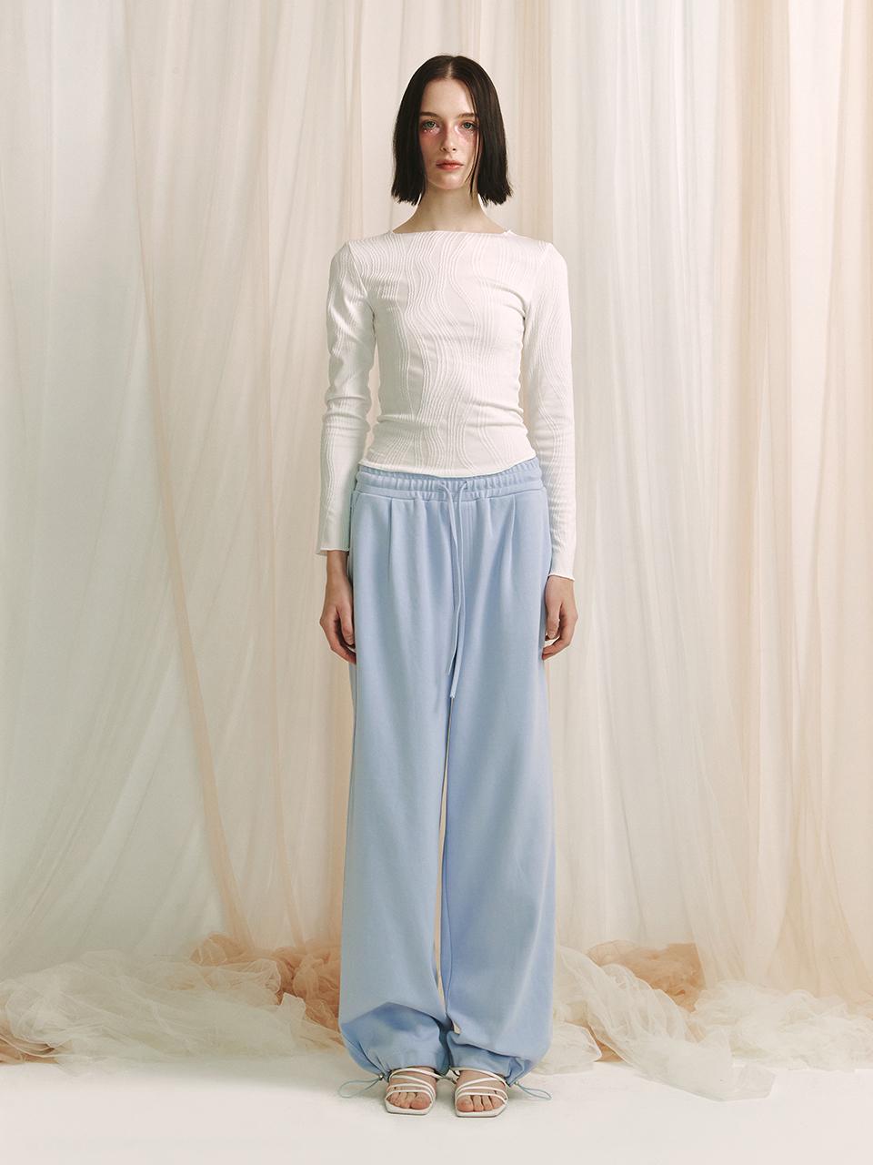 MEENDERI Signature Jogger Pants - Pale Blue