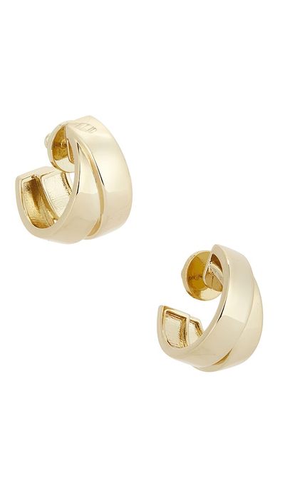 MEGA MEGA Chunky Double Hoop Earrings