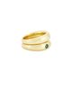 MEGA MEGA Emerald And Clear CZ Pinky Ring Set Of 2 - 2