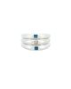 MEGA MEGA Gypsy Blue Stacked Ring - 1