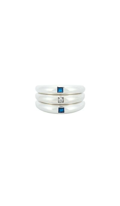 MEGA MEGA Gypsy Blue Stacked Ring