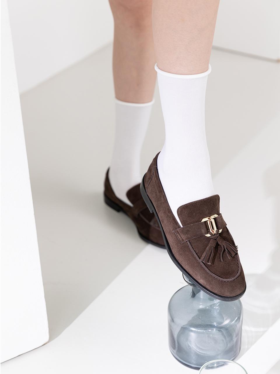 Meiel Dew MD1118f Classic Tassel Loafer_ Brown