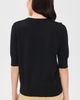 MEIMEIJ MEIMEIJ Lana Floral Paillettes Wool Top Nero - 3