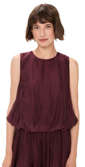 MEIMEIJ MEIMEIJ Sleeveless Balloon Top Sangria