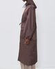 MEIMEIJ MEIMEIJ Techno Long Jacket with Hood and Cinched Waist Chocolate Lab - 4