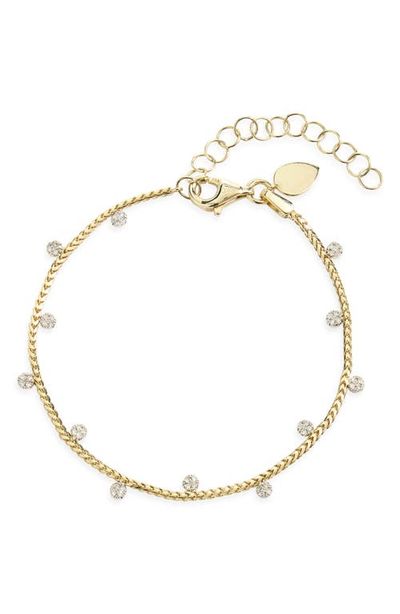 Meira T Meira T 14k Gold Diamond Bezel Bracelet 