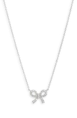 Meira T Meira T 14k Gold Diamond Bow Pendant Necklace