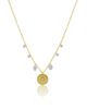 Meira T Meira T 14K White & Yellow Gold Diamond Starburst Pendant Necklace, 0.26 tcw - 1