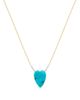 Meira T Meira T 14K White & Yellow Gold Turquoise & Diamond Heart Pendant Necklace, 16-18 - 2