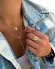 Meira T Meira T 14K Yellow Gold Diamond Hamsa Hand Pendant Necklace, 0.07 tcw - 2