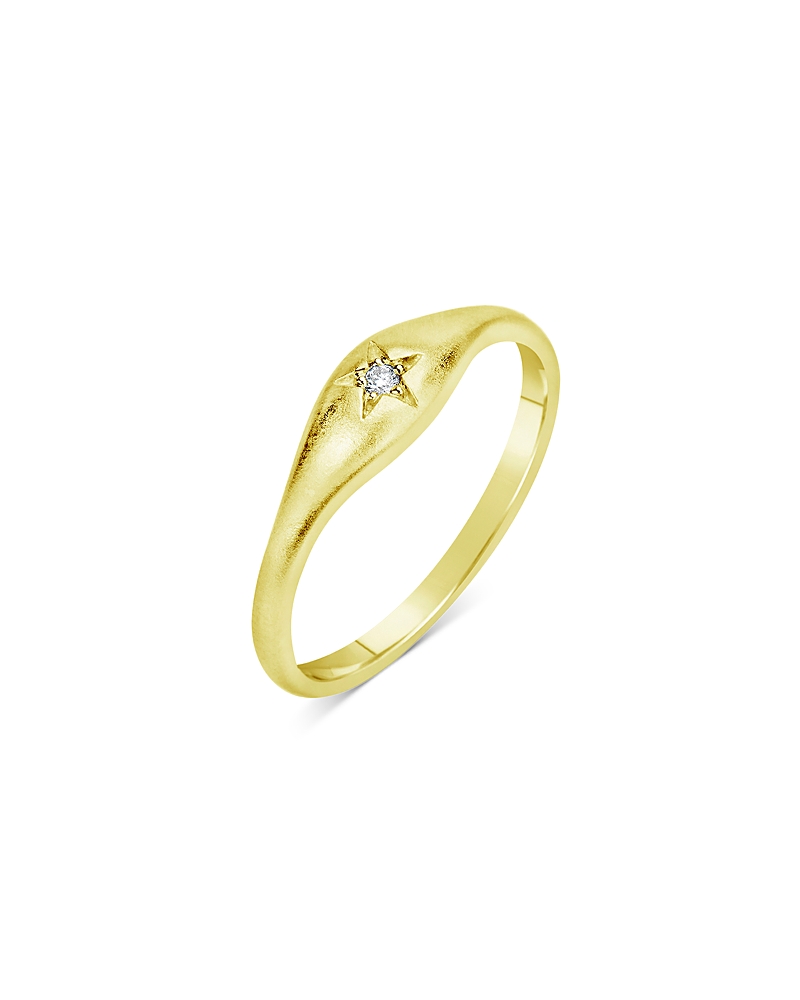 Meira T Meira T 14K Yellow Gold Diamond Star Ring
