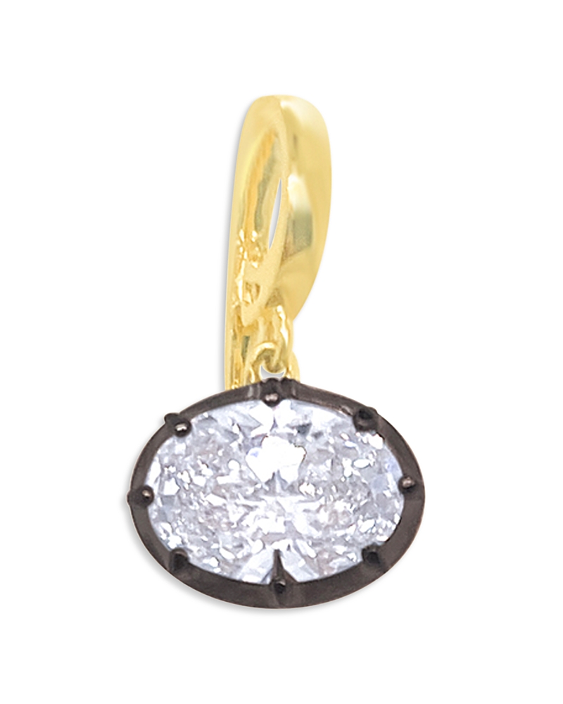 Meira T Meira T 14K Yellow Gold Lab Grown Diamond Solitaire Pendant, 1.0 tcw