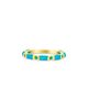 Meira T Meira T 14K Yellow Gold Turquoise & Emerald Band - 1