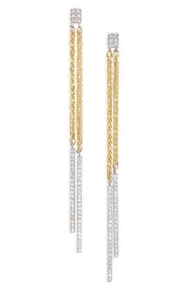 Meira T Meira T Diamond Pavé Chain Drop Earrings