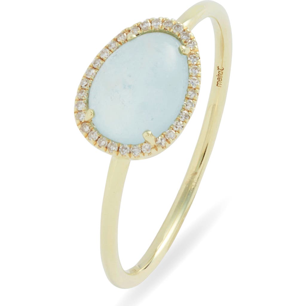 Meira T Meira T Milky Amazonite & Diamond Ring