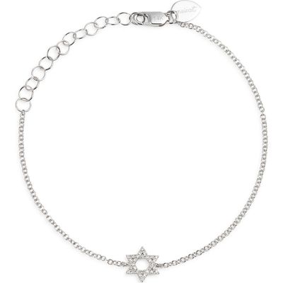 Meira T Meira T Star of David Diamond Bracelet