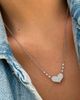 Meira T Women's 14K White Gold & 0.42 TCW Diamond Heart Pendant Necklace - 2