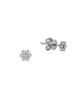 Meira T Women's 14K White Gold & Diamond Flower Stud Earrings - 2