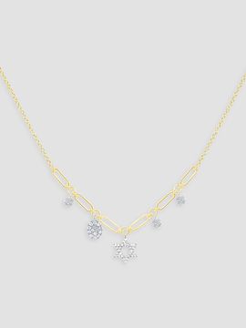 Meira T Women's 14K Yellow Gold & 0.15 TCW Diamond Star Of David Charm Necklace