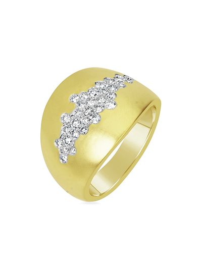 Meira T Women's 14K Yellow Gold & .03 TCW Diamond Cocktail Ring