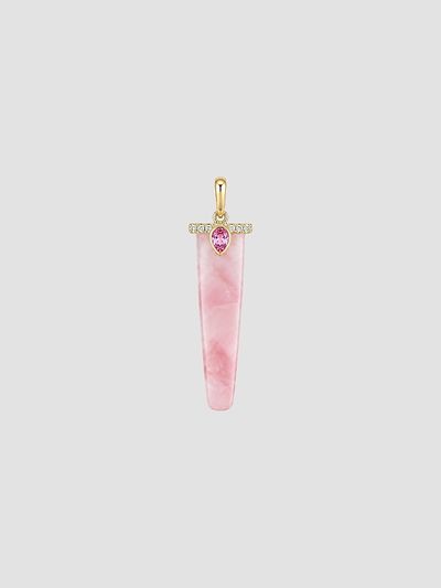 Meira T Women's 14K Yellow Gold, Pink Tourmaline, Pink Sapphire & 0.06 TCW Diamond Pendant