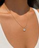 Meira T Women's 14K Yellow Gold, Rainbow Moonstone & 0.11 TCW Diamond Pendant Necklace - 2
