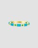 Meira T Women's 14K Yellow Gold Turquoise & Emerald Stackable Band - 3