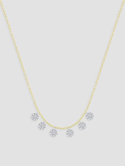 Meira T Women's Two-Tone 14K Gold & 0.18 TCW Diamond Disc Charm Necklace