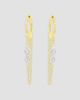 Meira T Women's Two-Tone 14K Gold & 0.21 TCW Diamond Chain Drop Earrings - 3