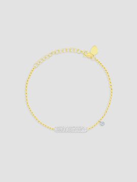 Meira T Women's Two-Tone 14K Gold & 0.25 TCW Diamond Bracelet