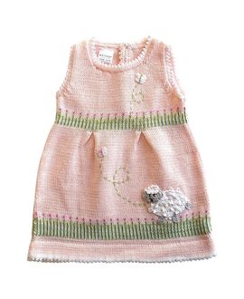 Melange Collection Melange Collection Girls' Knit Lamb Dress