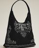 Melie Bianco Eunice Faux Suede Hobo Bag - 1