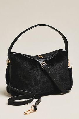 Melie Bianco Lana Fur Shoulder Bag