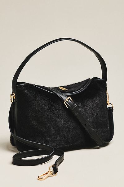 Melie Bianco Lana Fur Shoulder Bag