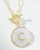 Melinda Maria Love Letters Initial Medallion Necklace - 1